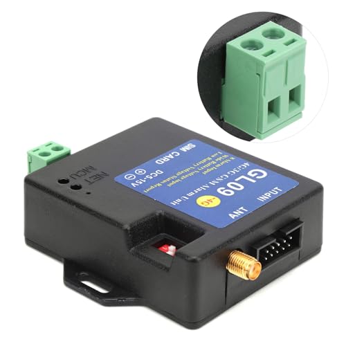 GSM Alarm System GL09 4G/3G/GSM 8CH Alarm Security System Alert Module 8‑Channel Input Low Consumption for Home Warehouse Security(US)