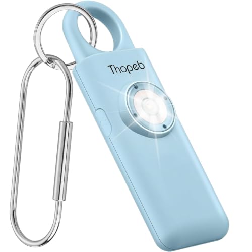 Thopeb Personal Safety Alarm for Women – Upgraded Rechargeable - color: Aqua