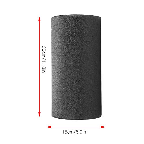 Manual Massage Ball,EPP Yoga Foam Roller Massage Ball Set Point Body Muscle Stress Relief Tool for Shoulders, Arms, Neck, Back and Feet (30x15x15cm Foam Roller) - color: Black, size: 30x15x15cm foam roller