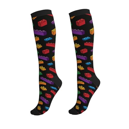Compression Socks Circulation 15-20 Mmhg Knee High - color: Building Block