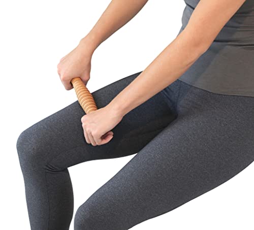 Body Back Wooden Foot Roller - Wood Therapy Massage Tool For Plain Relief - style: 2-Pack