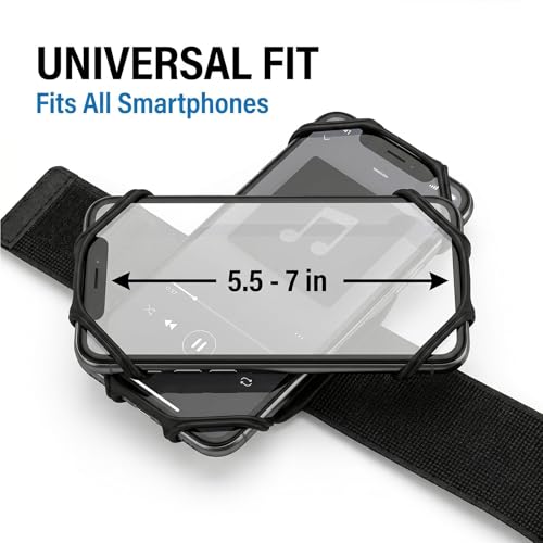Wristband Phone Holder Rotatable Wrist Band