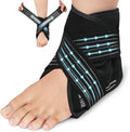 Ankle Ice Pack Wrap with Compression – Reusable Cold Gel Pack for Foot and Achilles, Dual Strap Design with Soft Plush Lining, Flexible Cold Therapy for Ankle Support - style: 1 Pack