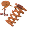 Neo-wows No Tie Shoelaces Elastic Laces for Kids Adults Athletic Sneakers - color: Brown