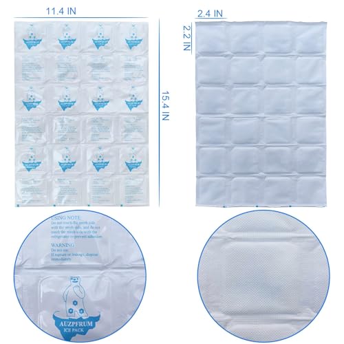 Dry Ice Pack for Shipping Frozen Food, Reusable Ice Packs for Coolers Long Lasting, Flexible Cold Packs Sheets for Lunch Box (5 Large Sheets) - color: 5 Large Sheets - 120 Packs