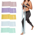 Resistance Bands for Working Out, Physical Therapy, Exercise, Pilates, Yoga - color: Pastel Collection