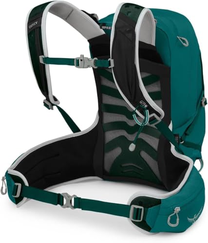 Osprey Tempest 20L Women's Hiking Backpack with Hipbelt, Jasper Green, WXS/S, Extended Fit - color: Jasper Green, size: WXS/S - Extended Fit