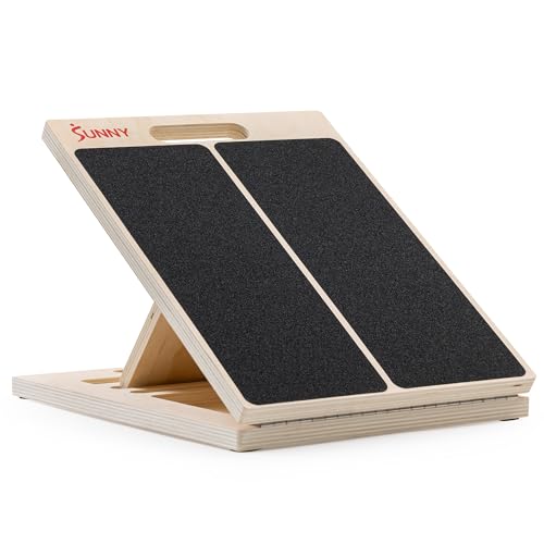 Sunny Health & Fitness Adjustable Calf & Ankle Stretcher - color: Tan