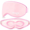 NEWGO 3D Cooling Eye Mask, Weighted Eye Mask for Sleeping, Pink - color: Pink, size: 1 Count (Pack of 1)