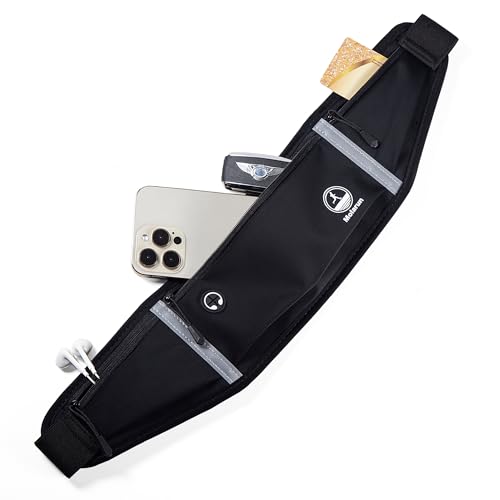 Running Belt Slim Fanny Packs Jogging Pouch Phone Holder Waist Pack - Black - color: C Black