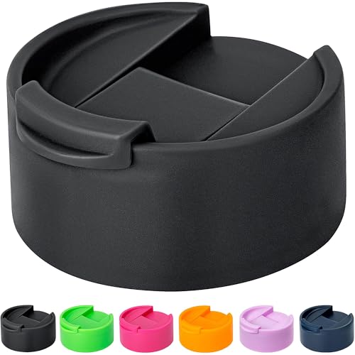 Flip Lid for Hydro Flask Wide Mouth 12 16 18 20 32 40 64oz Bottles - color: Black