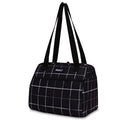 PackIt Freezable Hampton Lunch Bag, Black Grid - color: Black Grid