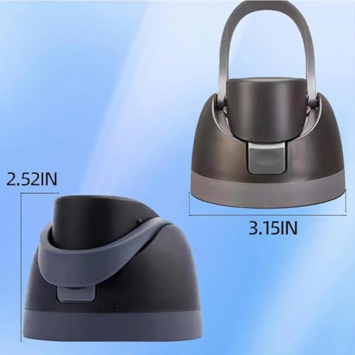 Replacement Cap, Compatible with the Black Owala Freesip Water Bottle - color: black