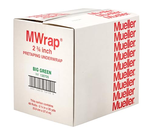 Mueller M-Wrap 48 Rolls per Case Green - color: Green