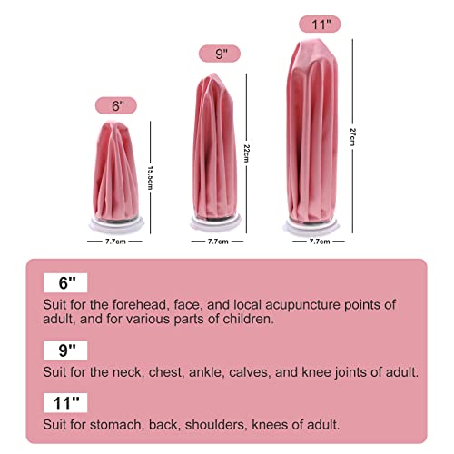 Ice Pack for Injuries Reusable, Ice Bags for Injuries Hot Water Bag for Hot & Cold Therapy and Pain Relief, No-Leak Elastic Breathable Ice Bag, Size 11", Pink - size: 11", style: Pink