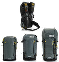 Travel Backpack (Set of 3) - Ski Snowboard Bag, Motorcycle Biking Back Pack & Mountaineering Backpack with Fully Compatible Base Unit - Hiking, Camping & Traveling Rucksack - Daypack for Outdoors - style: Trio Bundle