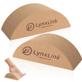 2 Pack Half-Moon Calf Stretcher | Foot Stretcher for Plantar Fasciitis, Cork Yoga Block, Foot & Leg Muscle Stretching - Ideal for Athletes, Yoga Practitioners & Pain Relief