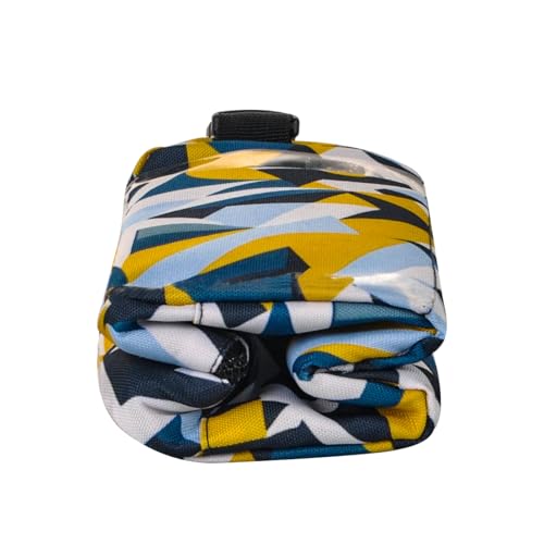 Remobia Hicol Freezable Snack Box with Built-in Ice Packs,Small Insulated Cooler Bag, Freezer Lunch Bag,Zip Closure & Buckle Handle, Easy-Clean for Travel(Geometry) - color: Geometry