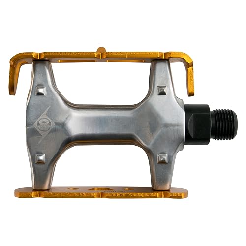 Origin8 Pro Track Light Pedals - color: Annodized Gold