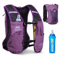 AONIJIE Running Hydration Vest for Men Women 500ml Soft Flask Water Bottle - color: Purple, size: 500ml