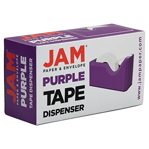 JAM PAPER Colorful Desk Tape Dispensers - Purple - Sold Individually - color: Purple, size: Pack of 1
