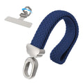 Stretchy Phone Wrist Strap, with 360° Rotatable Metal Tab - color: Blue