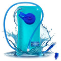 1/1.5L Water Bladder for Hiking Backpack, Wide Mouth, Fill Marks - color: Blue 1.5 L
