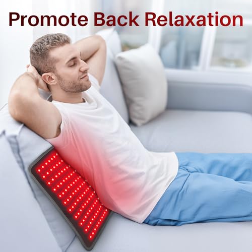 Comfytemp Red Light Therapy Mat for Body, 24'' x 12'', 660nm & 850nm - size: 12" x 24"