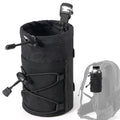 HowFly Water Bottle Holder for Backpack Molle Water Bottle Pouch Bag - color: Black