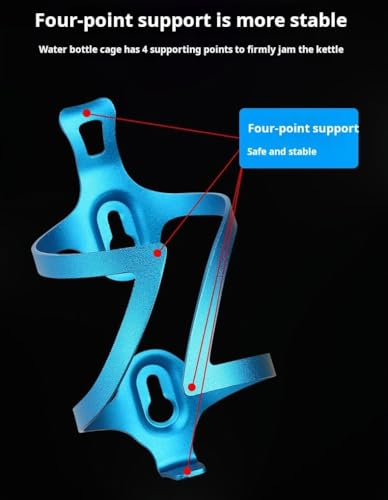 Aluminum Bike Water Bottle Holder, Water Bottle Cages for Bike (Gold) - color: Gold