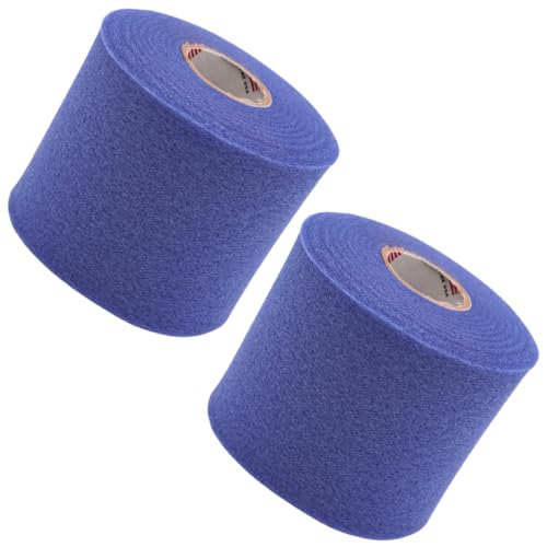 Shield Athletic Underwrap | 2 Roll Pack of PreWrap, Hair Tie, Headband, USA Made, Pre-Wrap Athletic Tape, 2.75" X 30 SYards, Foam Barrier, Flexible, Breathable - color: Blue