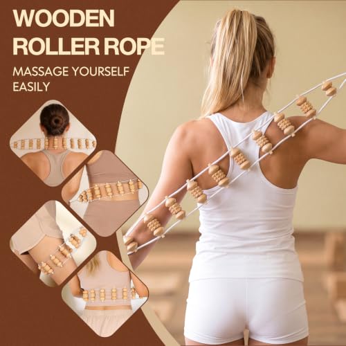 16Pcs Wood Therapy Massage Tools Set for Body Sculpting - color: 16pcs