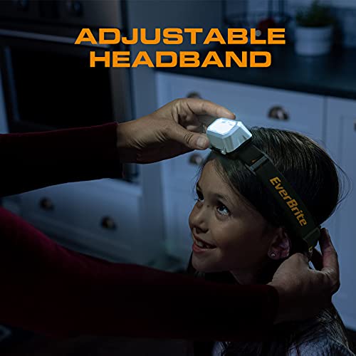 EverBrite 2 Pack LED Headlamp, 4 Lighting Modes with Pivoting Light Head