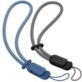 SURPHY 2 Pack Phone Lanyard, Phone Wrist Strap for Case, Camera Wrist Strap - color: Black & Blue Jay