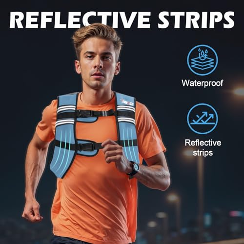 Weighted Vest Woman,Weight Vest for Women Men, - color: Blue, size: 16LB