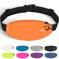 Reflective Running Pack - Fanny Waist Bag for Women & Men (Orange) - color: orange