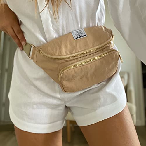 Ditty Co. - Lanikai Small Diaper Bag - Portable Changing Pad - Crossbody Bags For Women - Fanny Pack - Baby Travel Essentials (Natural Tan) - color: Natural Tan