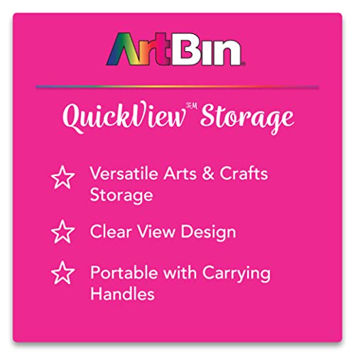 ArtBin 17-Inch Quick View Carrying Case with Handle, Open Core - size: 17 inch - Standard