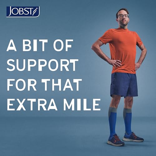 JOBST Sport Compression Socks, 15-20 mmHg, Knee High - color: Black/Cool Black, size: X-Large (1 Pair)