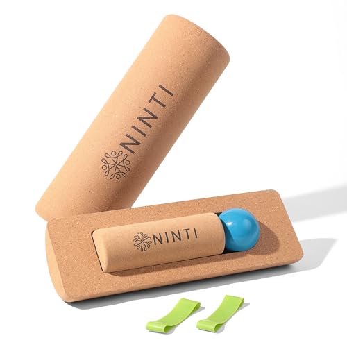Cork Balance and Foot Restoration Kit with Toe Spacers and Resistance Bands Bundle