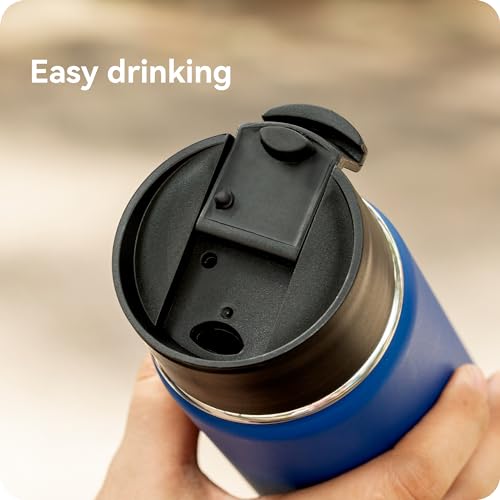 Flip Lid Replacement for Hydro Flask 12 16 18 20 32 40 64 oz Wide Mouth - color: Black 2Pack