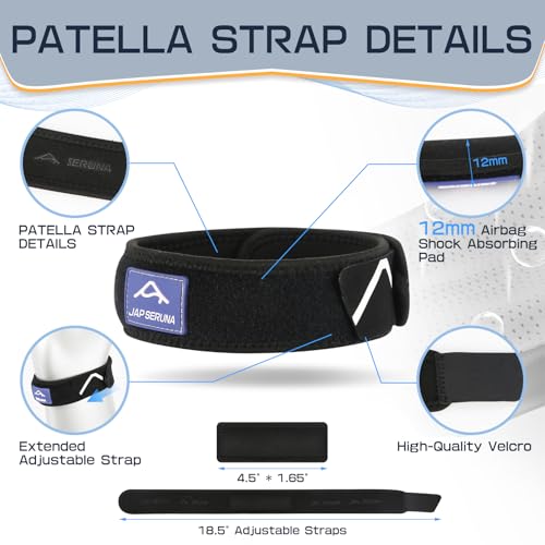 Patellar Band Tendon Support Strap - 2 Pack
