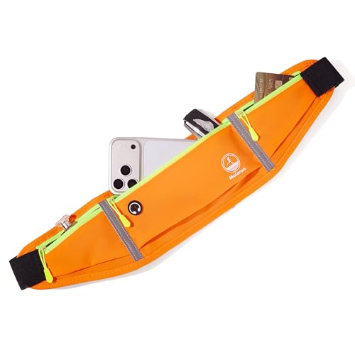 Running Belt Slim Fanny Pack Jogging Pouch Phone Holder Waist Pack - Orange - color: H Orange