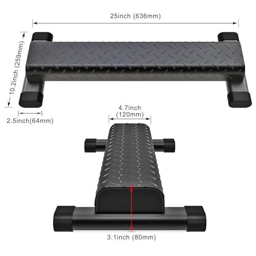 Kipika Versatile Calf Raise Bar, Heavy Duty Steel Standing Calf-raise Stand - color: C: (4.7" Wide Tube)