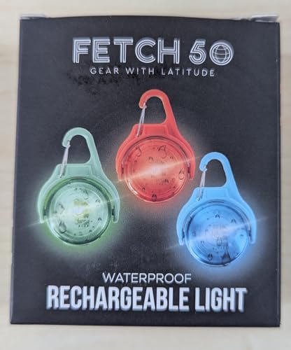 Rechargeable Safety Light | Water Reistant Bright LED Clip-On Flashing Light for Dog Walking, Running and Outdoor Activities (Green) - color: Green