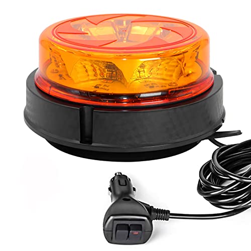 Agrieyes W47M w/Replaceable Lens Amber Beacon Lights, Base Strobe Lights - size: Magnet