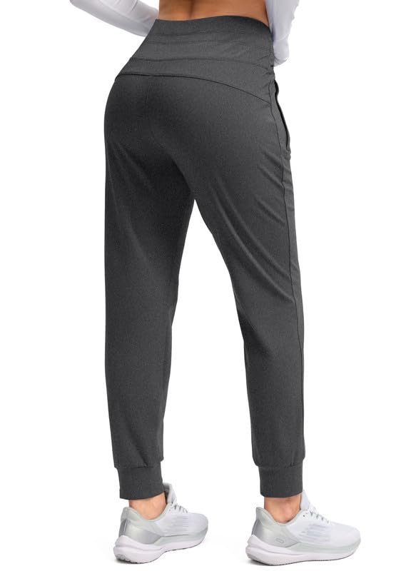 G Gradual Women's Fleece Lined Joggers Water Resistant Hiking Pants - color: Charcoal, size: X-Small