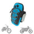Electric Dirt Bike Phone Storage Bag Motorcycle Waterproof Pouch for Surron Light Bee Ultra Bee Tuttio Soleil 01 Yozma IN10 Ebike Racing Front Battery Frame（Blue） - color: Blue