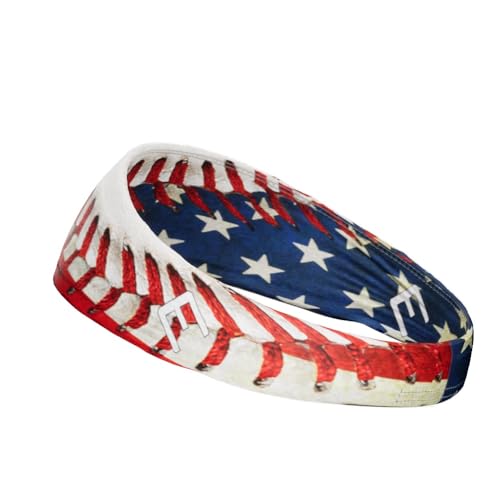 40+ Designs! Unisex Headband/Sweatband. Best for Sports, Fitness, Working Out, Yoga. Tapered Design - color: PASTIME