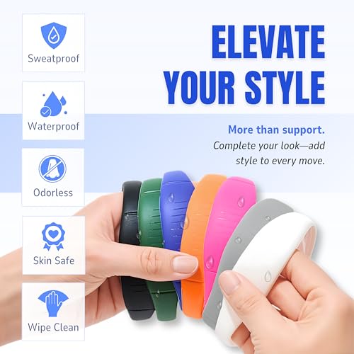 COOLSET Patella Band Knee Strap - 2 Pack Patellar Tendon Support Strap for Knee Pain Relief - Non-Slip Knee Brace for Jumper's Knee, Tendonitis, Basketball, Running - Men, Women, Youth w/ Travel Bag (Green) - color: Green